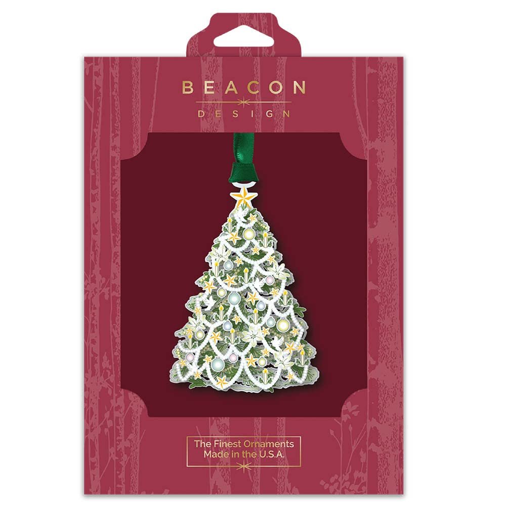 Beacon Design White Christmas Tree Ornament