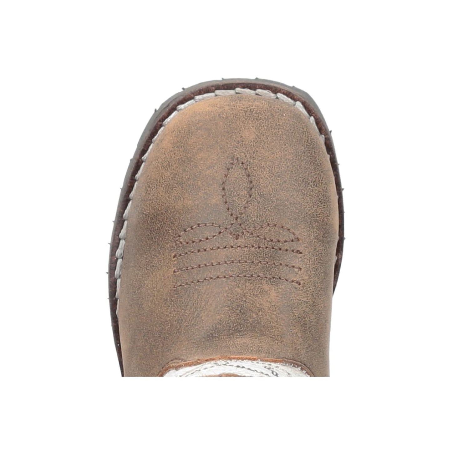 Smoky Mountain Women's Mesa Square Toe Pull On Brown Oil Distressed/Navy Crackle Boots