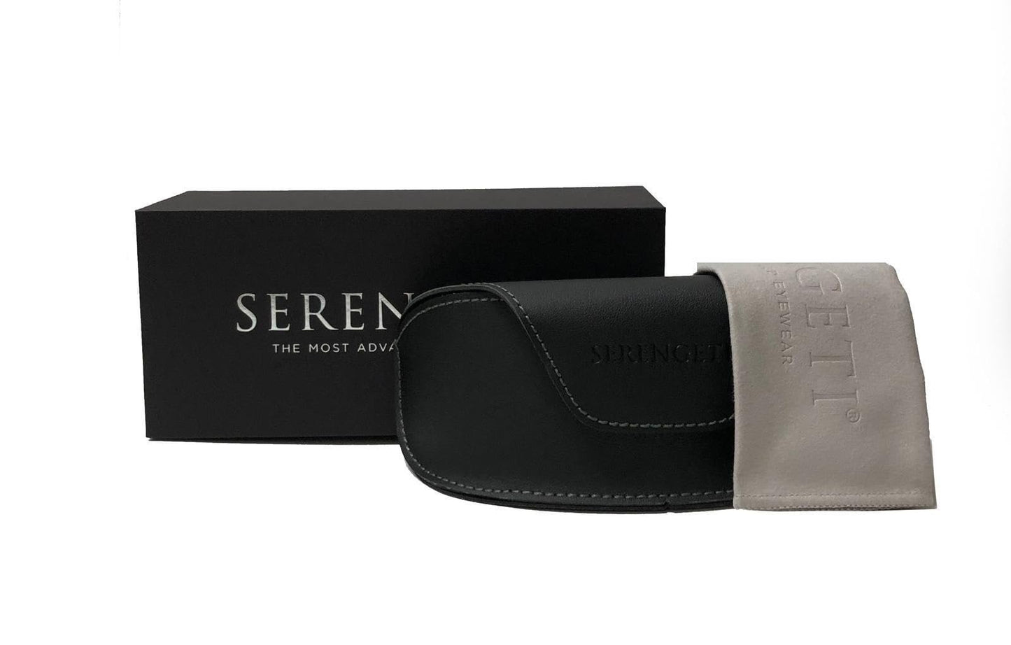 Serengeti Leonora Round Sunglasses For Women +BUNDLE with ACCESSORY EYEWEAR KIT