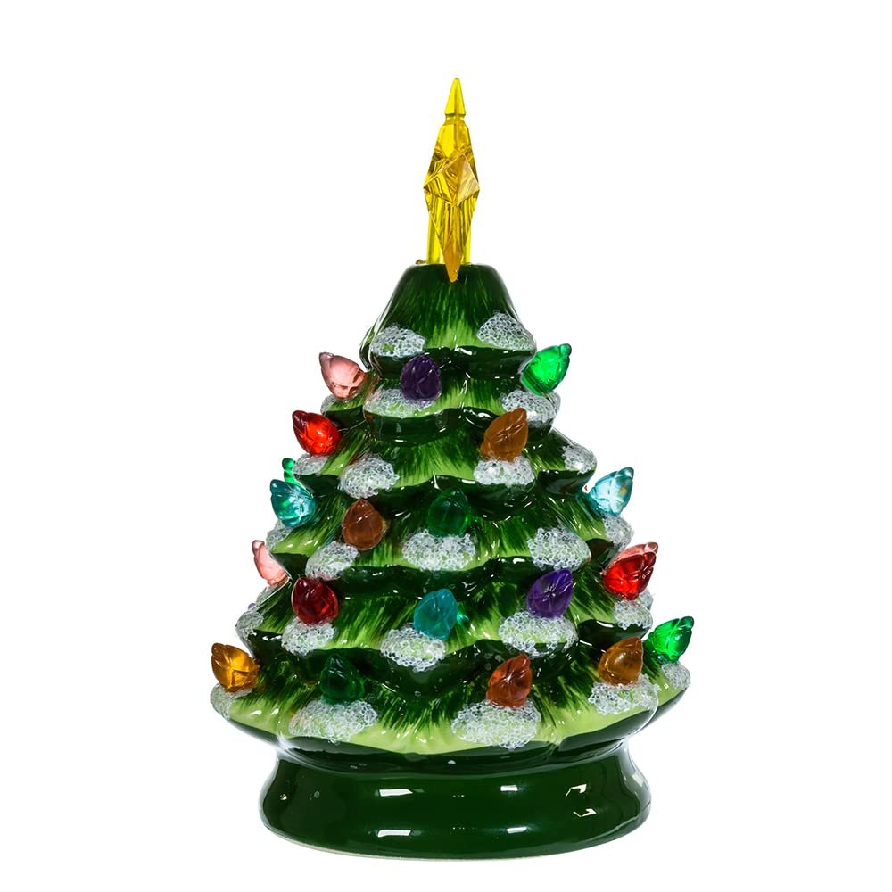 Kurt Adler C9537 Table Piece, 5.5 inch, Green