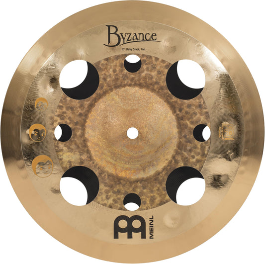 Meinl Cymbals Byzance Luke Holland 10"/12" Artist Concept Model Baby Stack Effect, 2-Year Warranty (AC