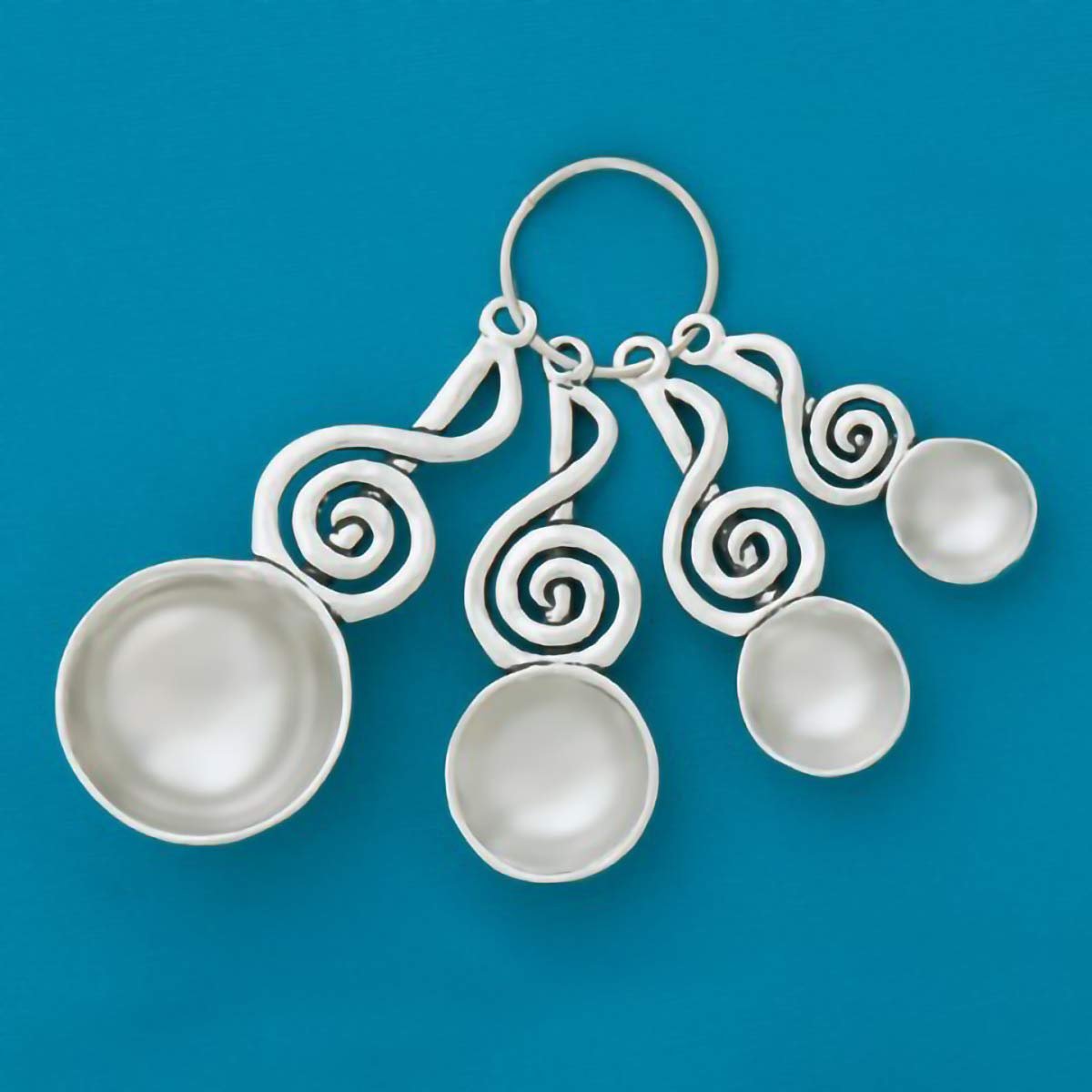 Basic Spirit Décor Measuring Spoons - Treble Clef - Home Decorative kit, Set of 4 for Gift Measuring Dry and Liquid Ingredients