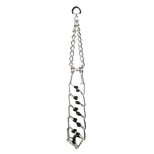 Guardian Gear Chrome-Plated Steel Prong Dog Collar, 14"