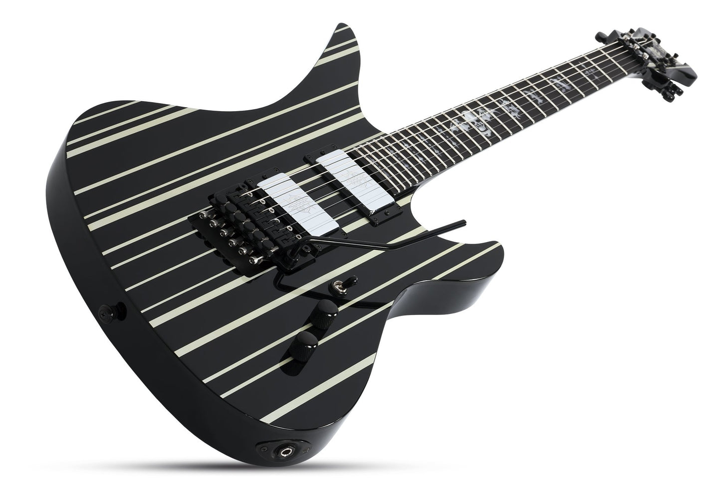 Schecter Synyster Gates Custom - Black with Silver Stripes