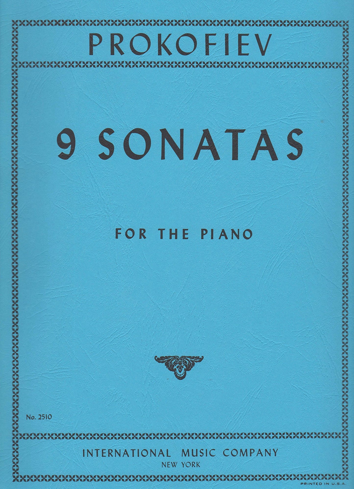 Prokofiev: Nine Sonatas (Authentic Edition) Complete - Piano (International 2510)