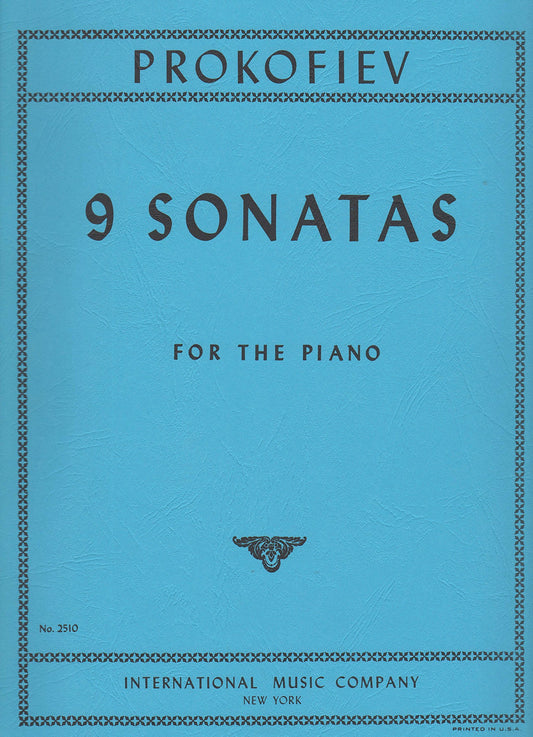 Prokofiev: Nine Sonatas (Authentic Edition) Complete - Piano (International 2510)