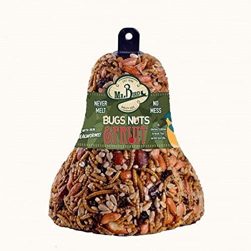 Mr. Bird Bugs, Nuts, & Fruit Wild Bird Seed Bell 12.5 oz.