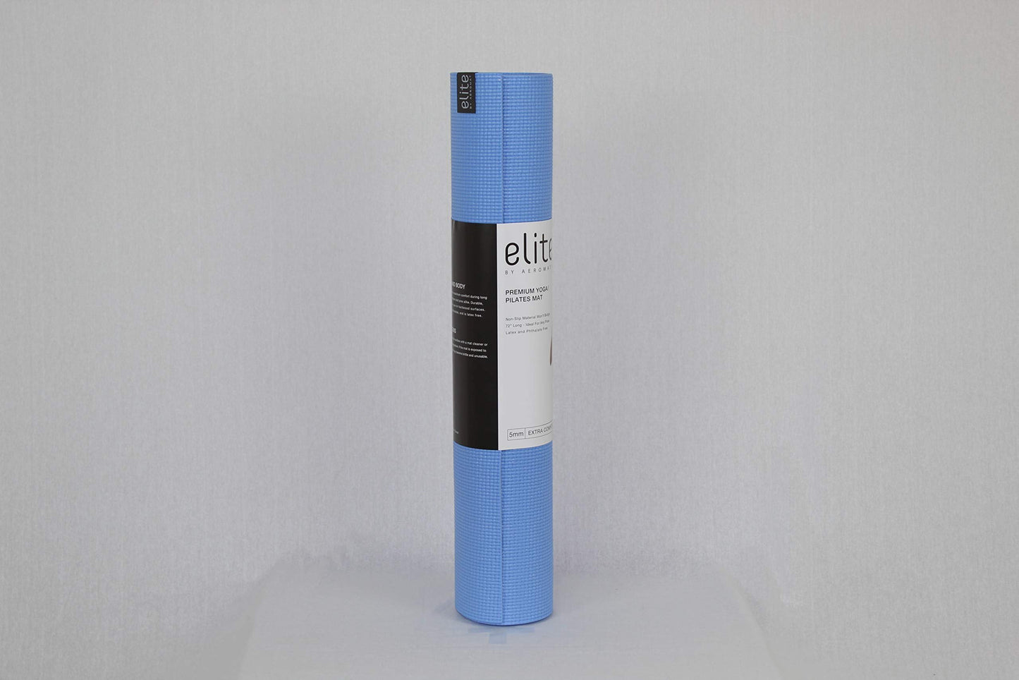 Aeromat Elite Yoga Pilates Mat 5 mm Thick (24" x 72") for Yoga or Pilates Practice, General Exercises