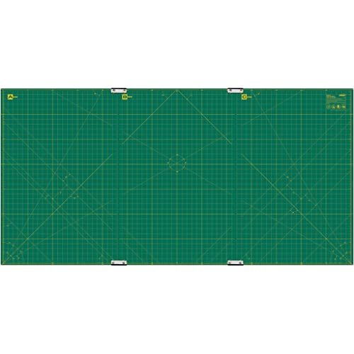 OLFA Connecting Grid Rotary Cutting Mat Set - Self Healing Double Sided Cutting Mat with Grid for Fabric & Sewing, Designed for Use with Rotary Cutters