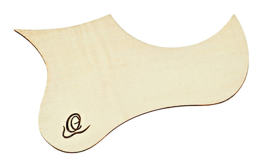 Ortega Guitars Wooden Ukulele Pickguard Fits Concert & Soprano-Flamed Maple, (OWPSC-FMA)
