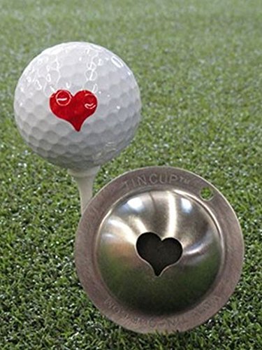 Tin Cup Kiss Me Golf Ball Marking Stencil, Steel