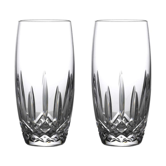 Waterford Lismore Nouveau Beer Glass Pair