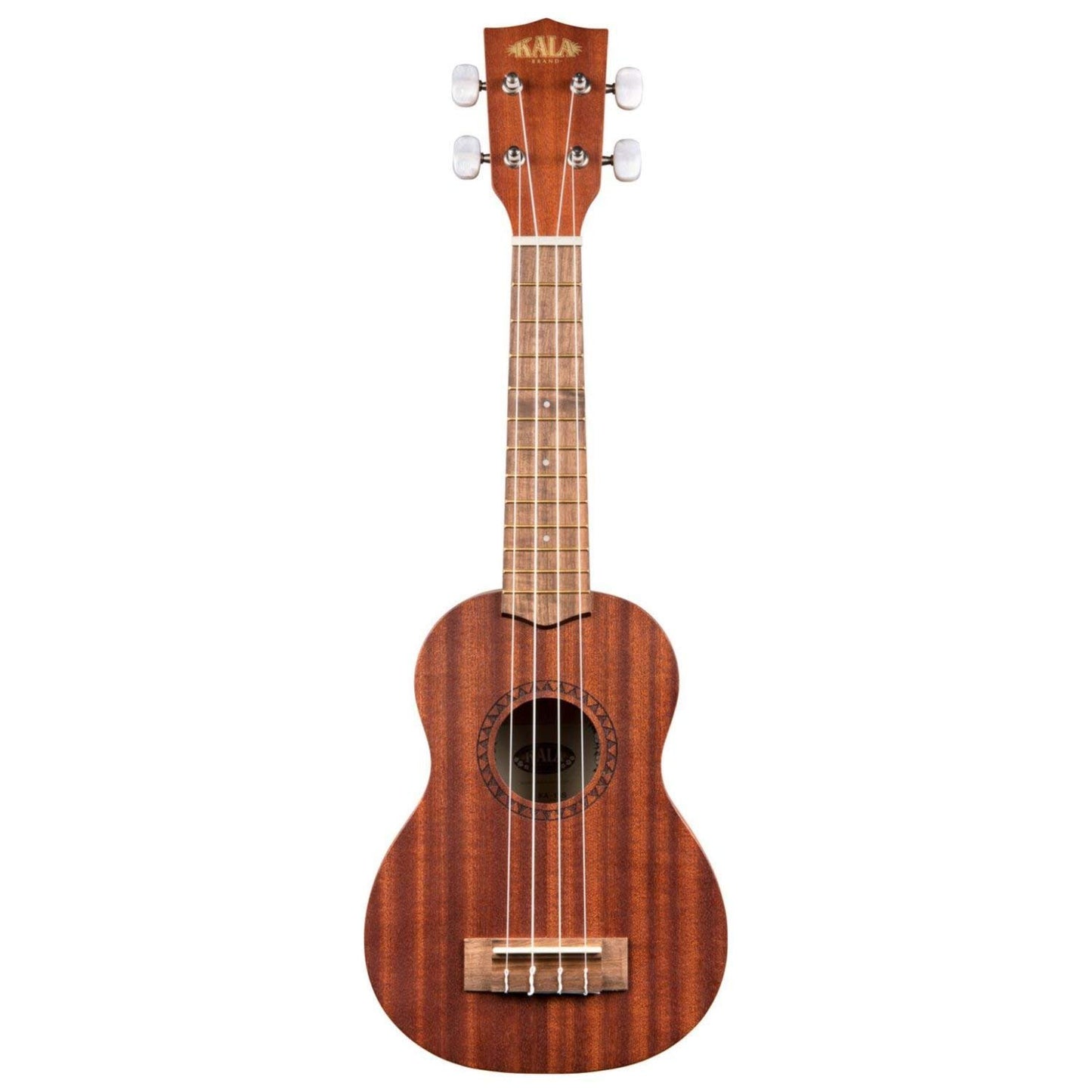Kala KA-15 Soprano Ukulele Bundle - Natural Mahogany