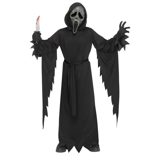 Fun World Boys Boys' Ghost Face Bling Costume
