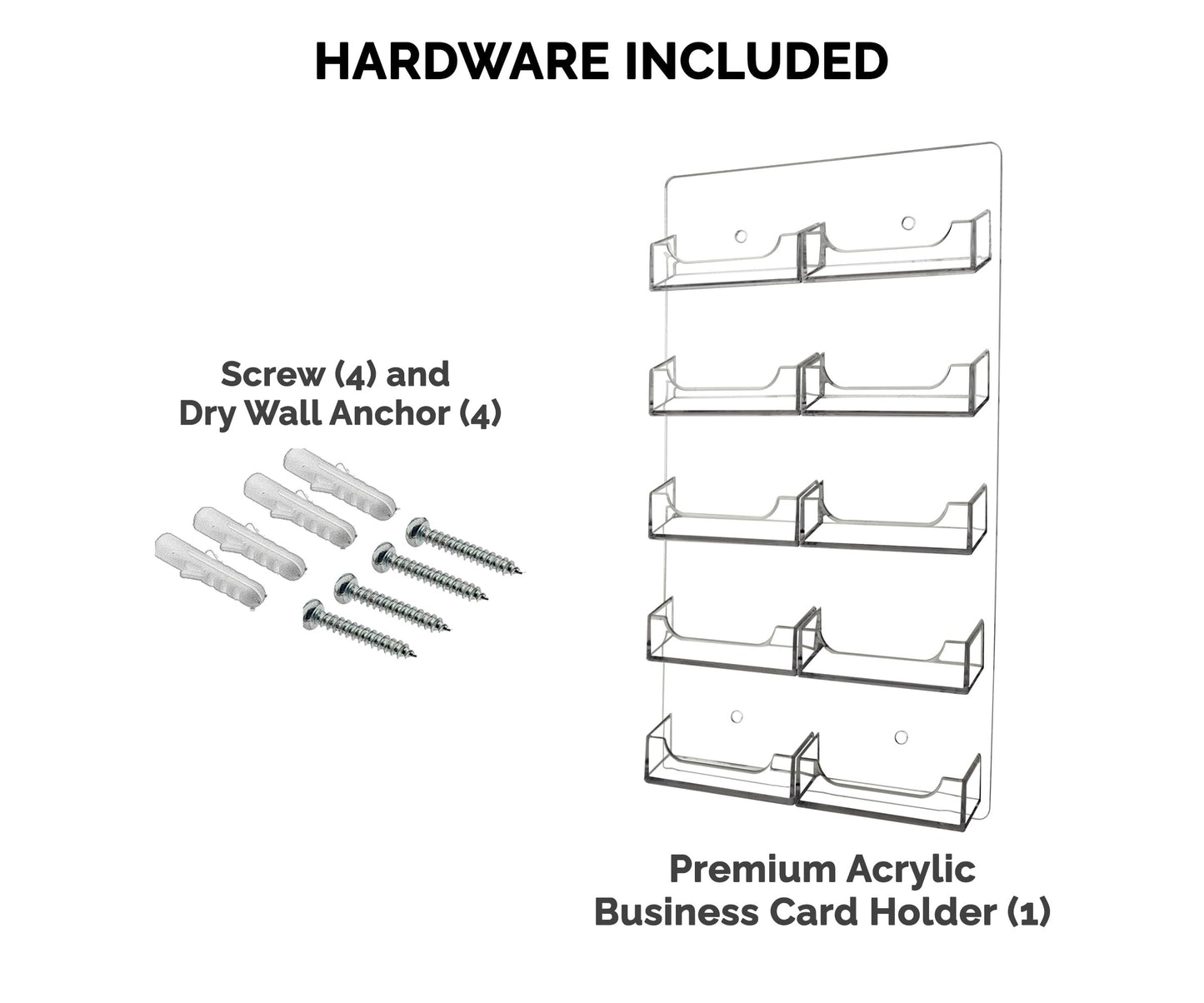 Marketing Holders Business Card Holder Acrylic Hanging Sticker Display Rack