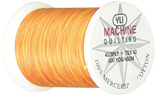 YLI 40 wt. Machine Quilting Thread - Extra-Long Staple Cotton Thread 500 yd Spool - Designed for Quilting