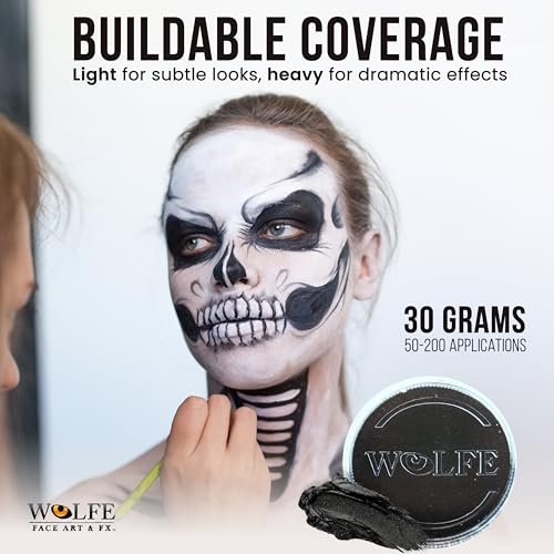 Wolfe FX Face Paints - Black 010 (30 gm)