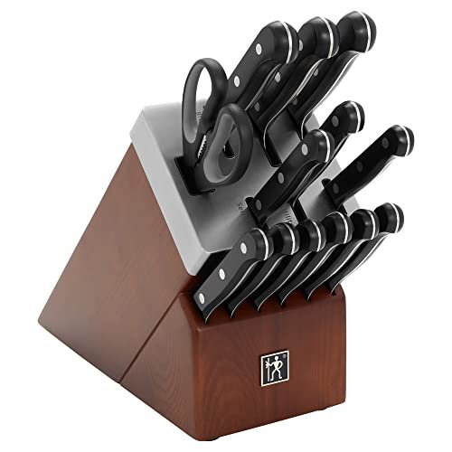 HENCKELS Solution Razor-Sharp 16-pc Self Sharpening Knife Block Set, Chef Knife