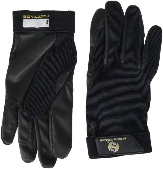 Heritage Performance Gloves, Size 9, Black