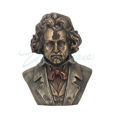 Unicorn Studios WU76459A4 Ludwig Beethoven Bust Musician Sculpture