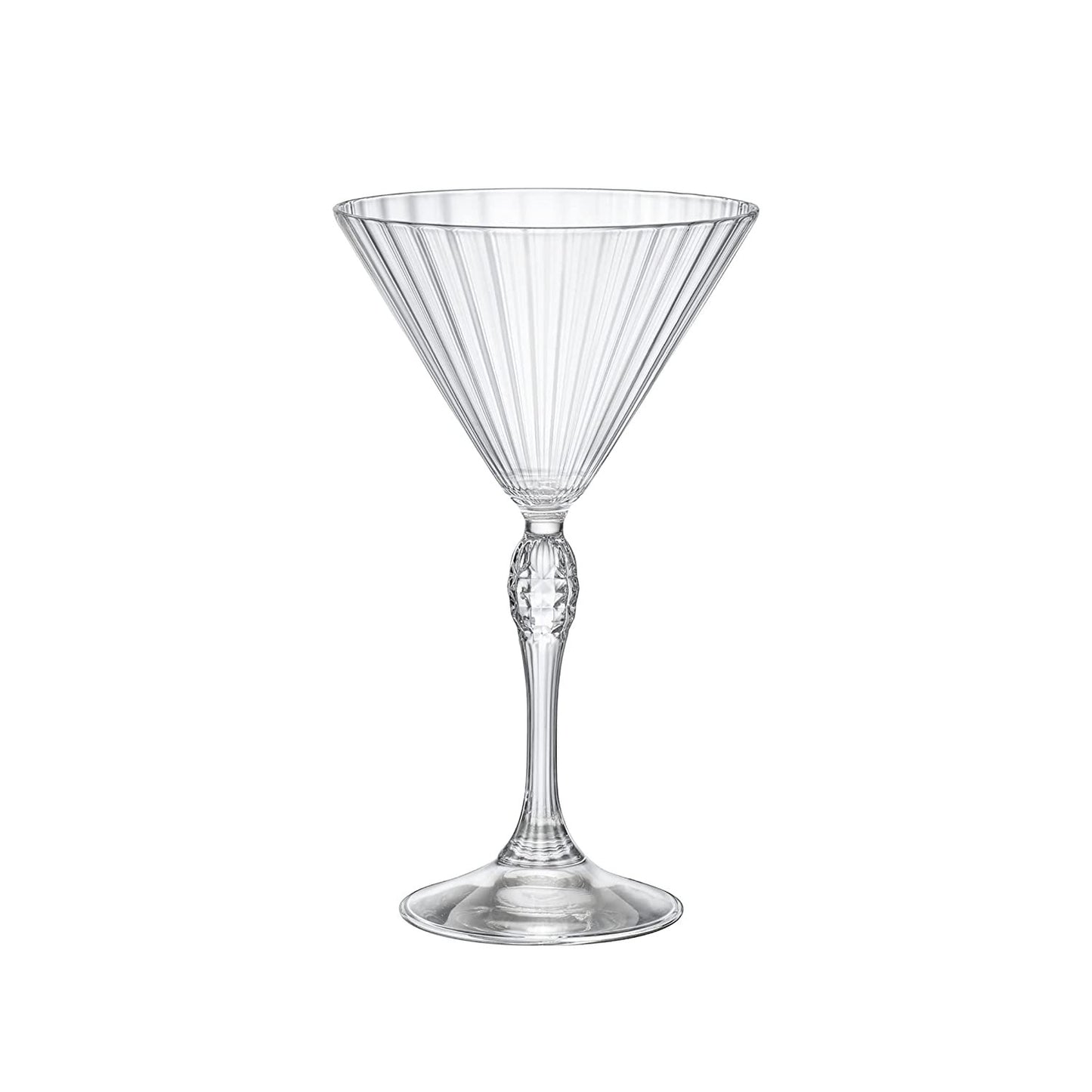 Bormioli Rocco America '20s 4.75 oz. Nick & Nora Martini Glasses, Clear, Set of 4