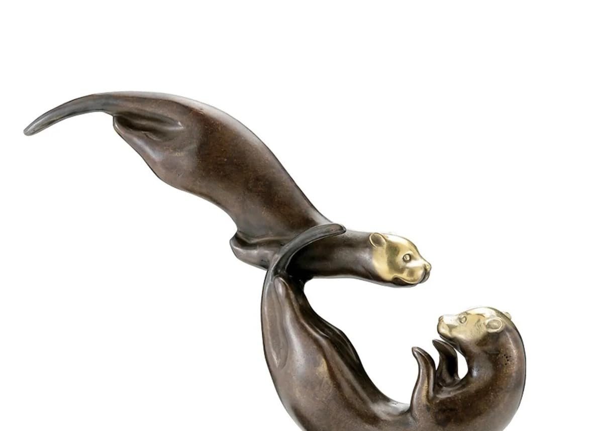 SPI Home Balancing Act Otters Figurine