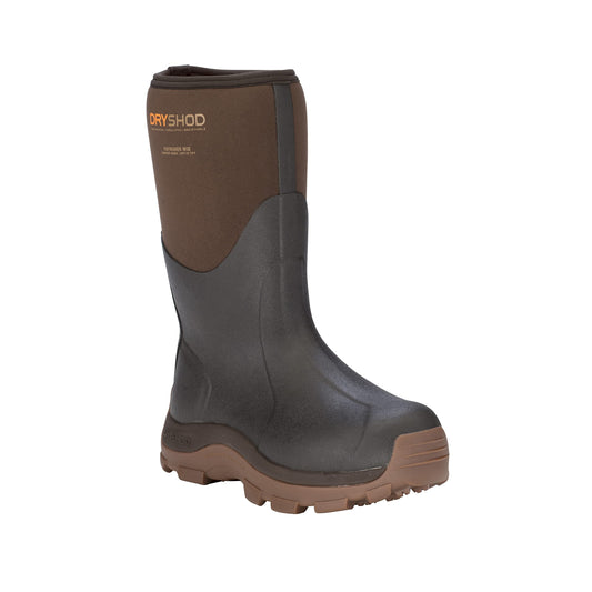 Dryshod Mens Haymaker Mid Hard Working Farm Boot - Brown HAY-MM-BR