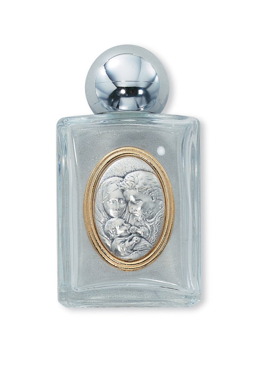 Glass Water Bottle with Two Tone Medal