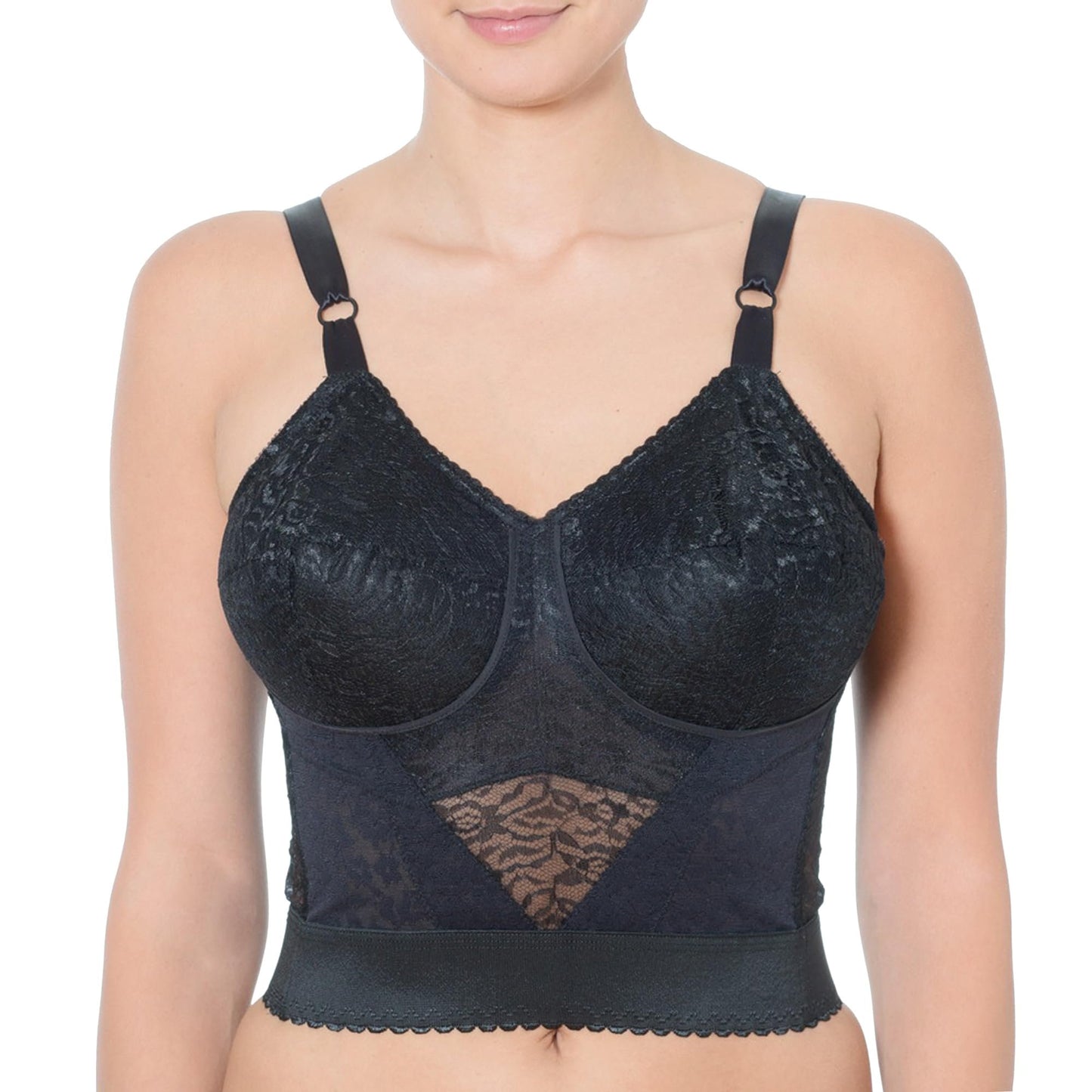 Rago Style 2202 - Long Line “Expandable Cup” Bra