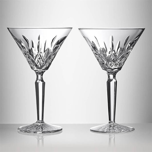 Waterford Lismore Martini Glass, Set of 2