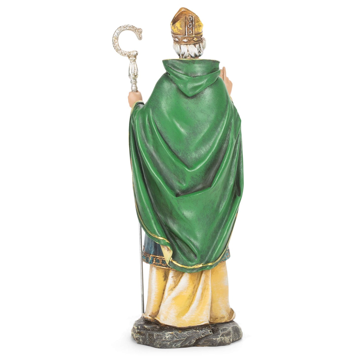 Joseph's Studio by Roman Inc., Renaissance Collection, Holy Statue Figurine, 10.5" H ST Patrick Figure, Religious Figure, Religious Décor, Catholic Gifts (3 x 4.25 x 10.25 Inches)