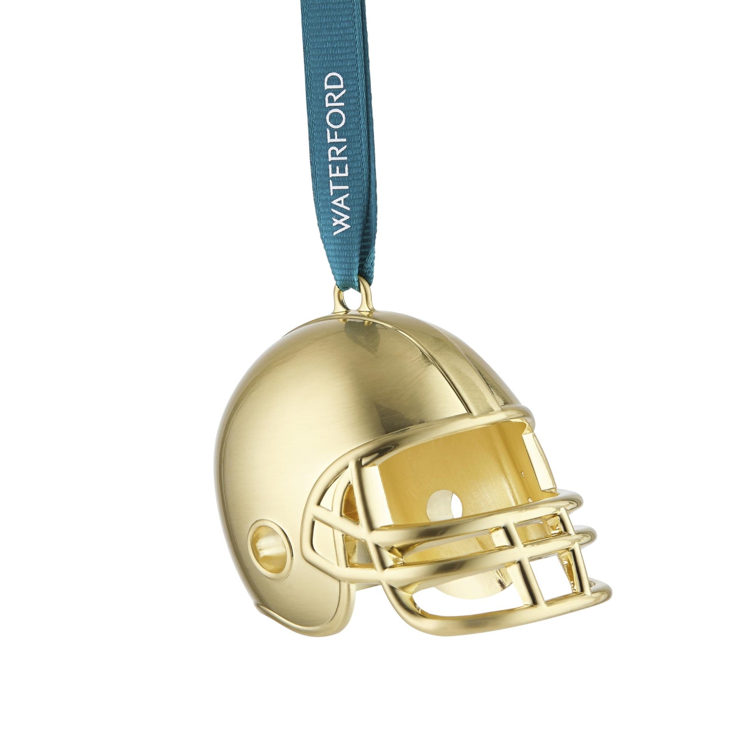 Football Helmet Golden Ornament