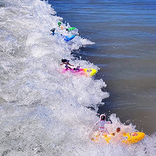 Surfer Dudes Legends & Surfer Pets Wave Powered Mini-Surfer, Pet and Surfboard Beach Toy
