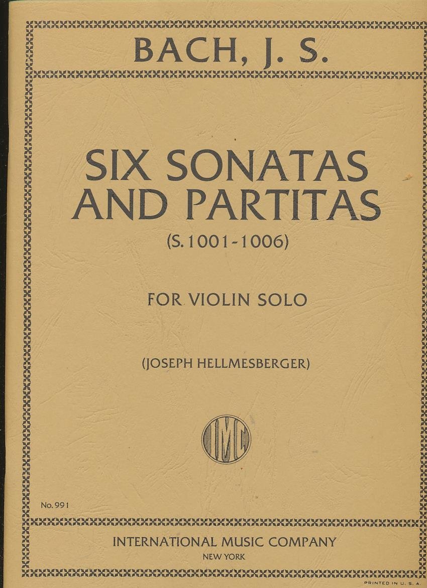 Bach, J.S.: Six Sonatas and Partitas - Violin Solo; International Edition
