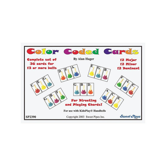 Rhythm Band Handbell Cards-36 Chords/20 Notes