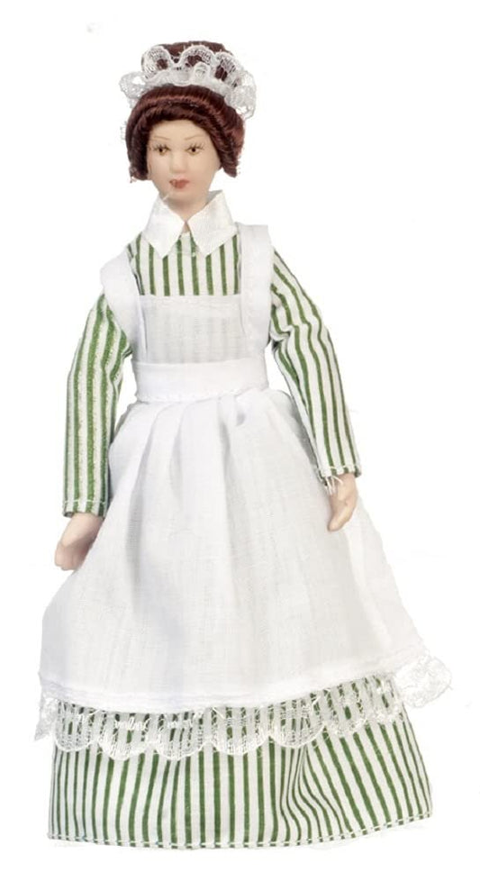 Melody Jane Dolls Houses House Miniature Porcelain People Victorian Woman Lady Servant Maid Cook