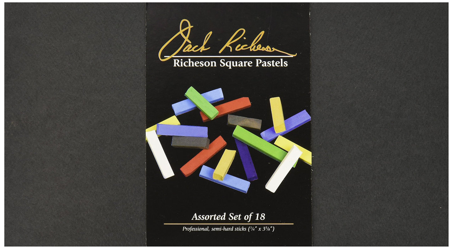 Jack Richeson Assorted Hard Signature Pastels (Set of 18)