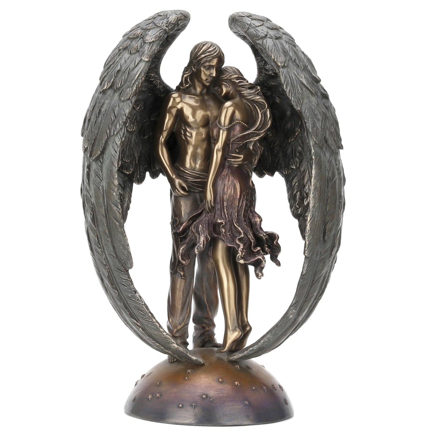 Unicorn Studios 10 1/4 Inch Guardian Angel Statue Cold Cast Resin Bronze Finish by Selina Fenech