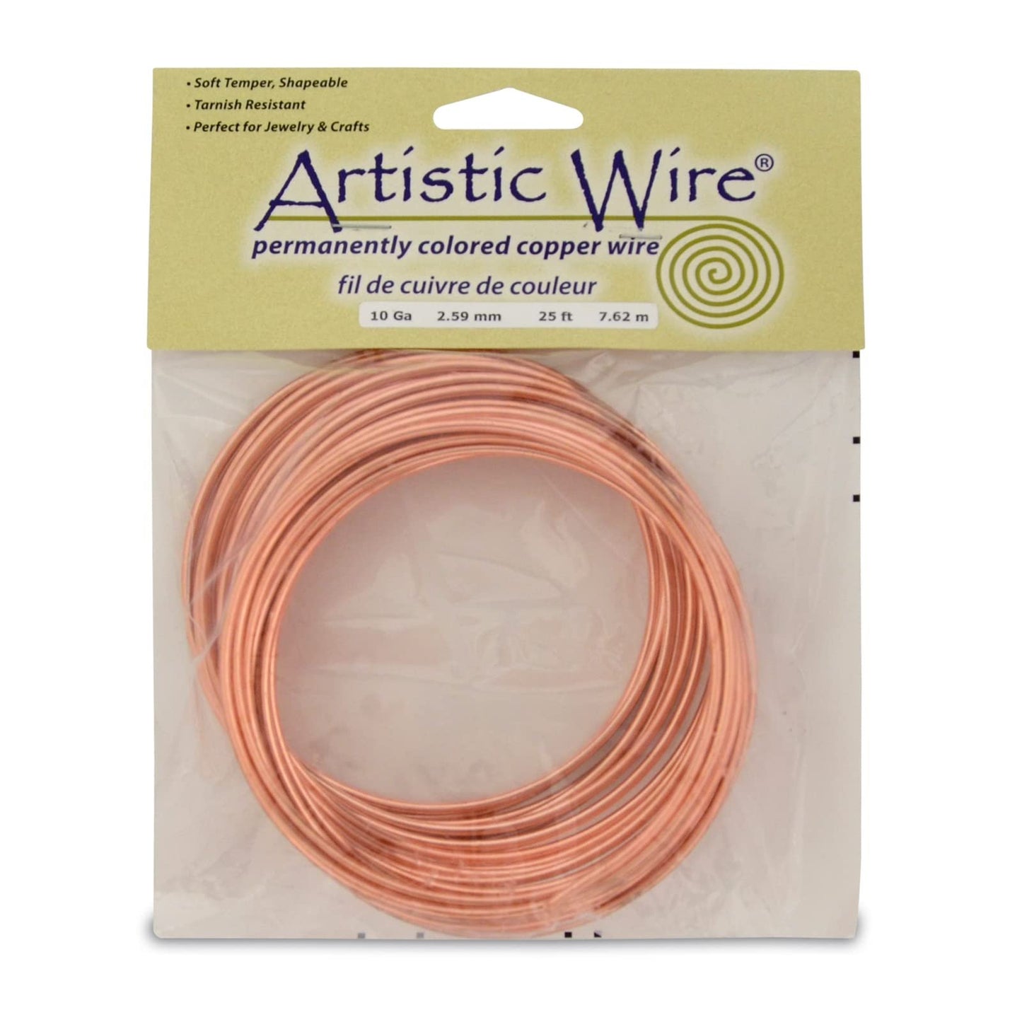 Artistic Wire, Bare Copper Craft Wire
