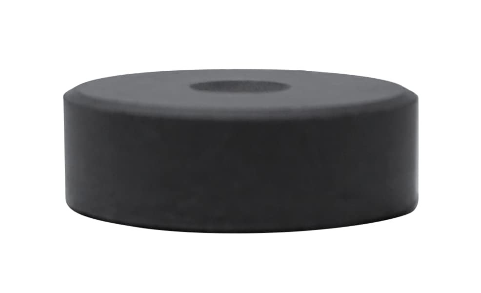 Jack Richeson Giant Tempera Paint Cakes, 2-1/4 x 3/4 Inches, Black, Set of 6