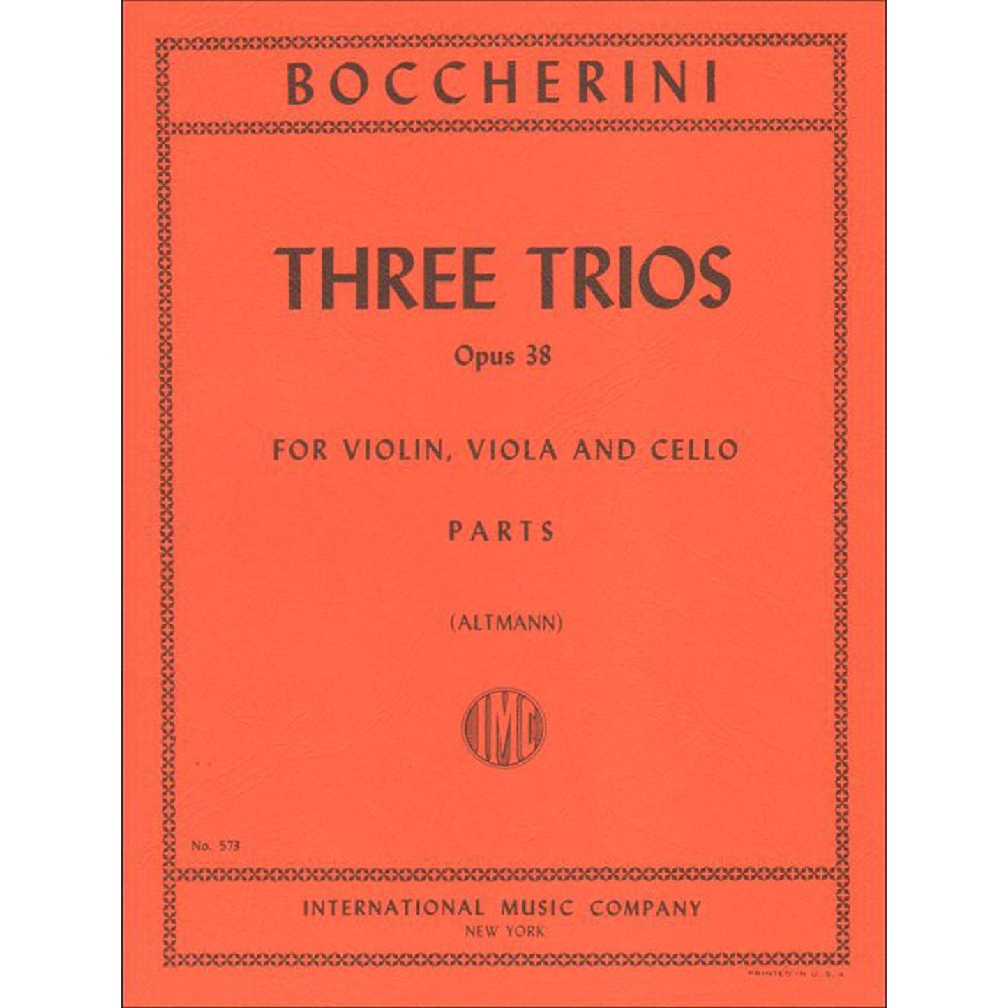 Boccherini, Luigi - 3 Trios Op 38 G 110 - 112 for Violin, Viola and Cello - Arranged by Altmann - International Edition [Sheet music] [Sheet music] [Sheet music] [Sheet music] [Sheet music] [Sheet music] [Sheet music] [Sheet music] [Sheet music] [Sheet...
