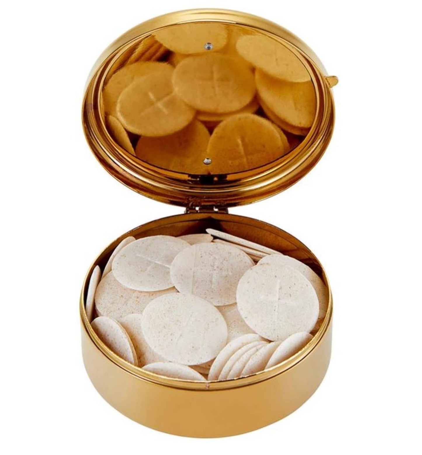 Christian Brands J1575 Dove Alpha Omega Hospital Pyx, 3.25-inch Diameter