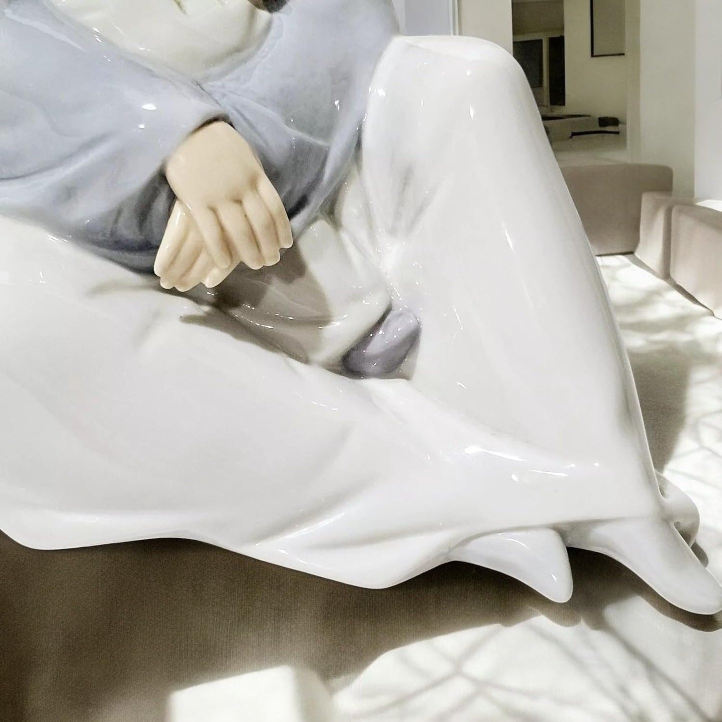 Lladro Nao Collectible Porcelain Figurine: The Greatest Bond - 7 1/4" Tall - Mother and Child