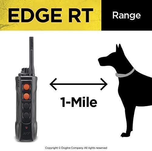 Dogtra Edge RT Long Range High-Output 1-Mile Waterproof 3-Dog Expandable Remote Dog Training E-Collar with Combination Boost Control for Professionals