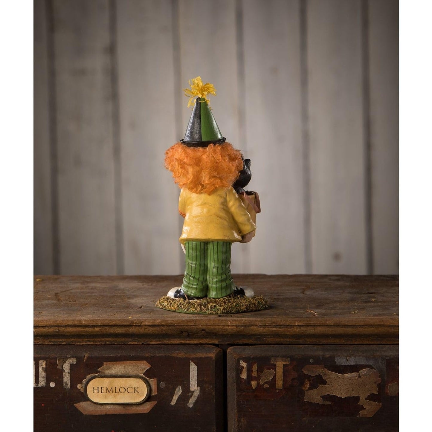 Bethany Lowe Resin Clowning Around Carson Figurine, Multicolor