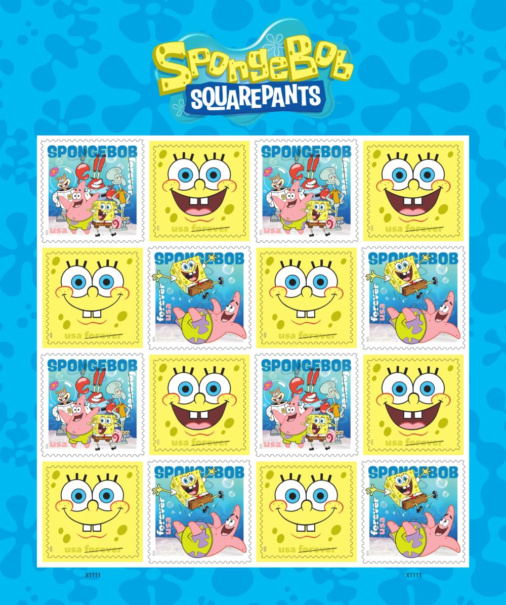 Spongebob Squarepants 2025 Stamps