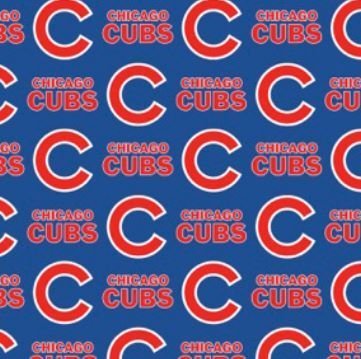 Major League Baseball Chicago Cubs - 100% Cotton, 60" Wide By the Yard