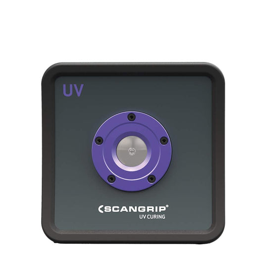 SCANGRIP NOVA-UV S, Rechargeable and Portable LED Flood Light for Fast UV Curing, Paint Repair of Larger Areas, Handheld, can be Used on Plastic and Heat Sensitive Material