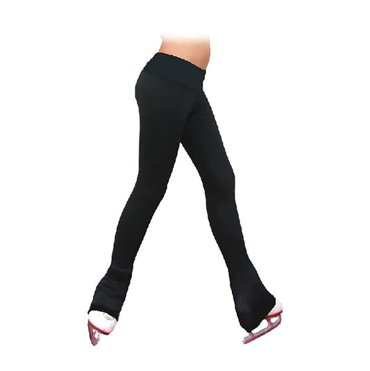 ChloeNoel P22 All Black 3" Waist Band Figure Skating Pants
