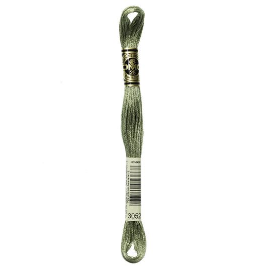 Dmc 6-Strand Embroidery Cotton 8.7yd-Medium Green Grey